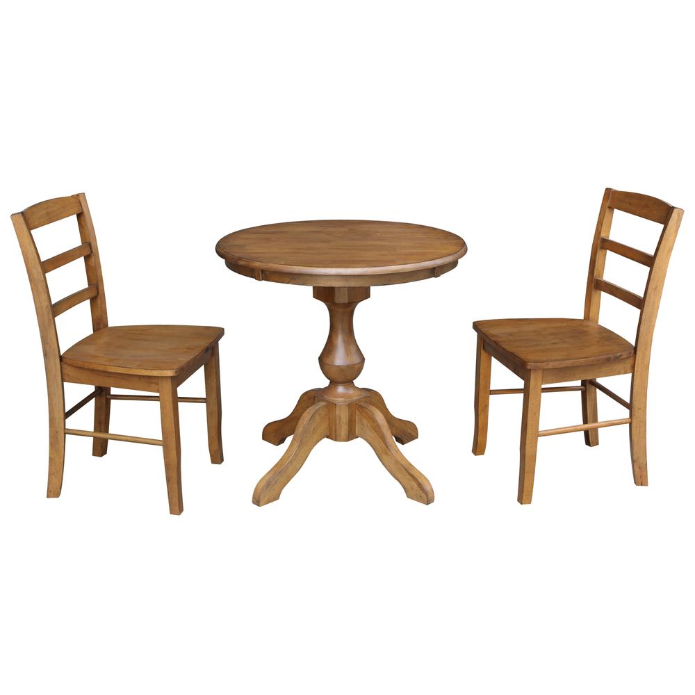 30" Round Top Pedestal Table - 28.9"H. Picture 10