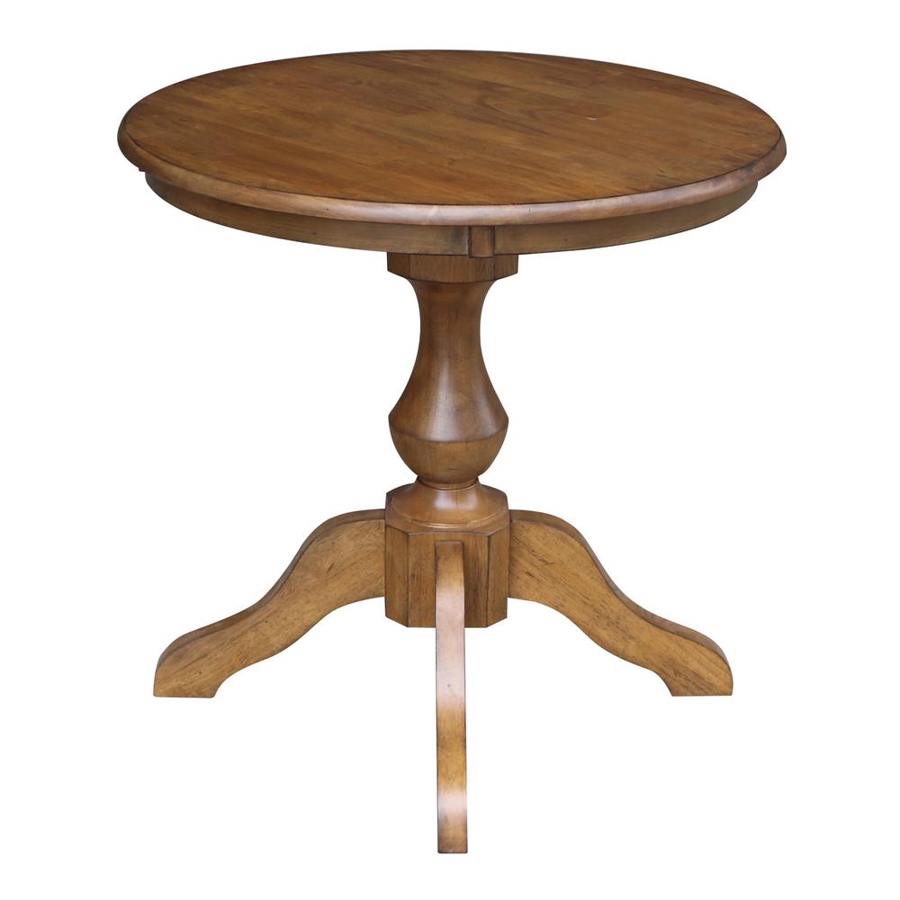 30" Round Top Pedestal Table - 28.9"H. Picture 6