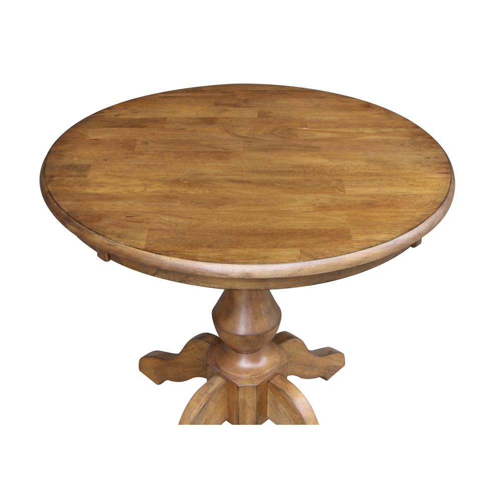30" Round Top Pedestal Table - 28.9"H. Picture 8