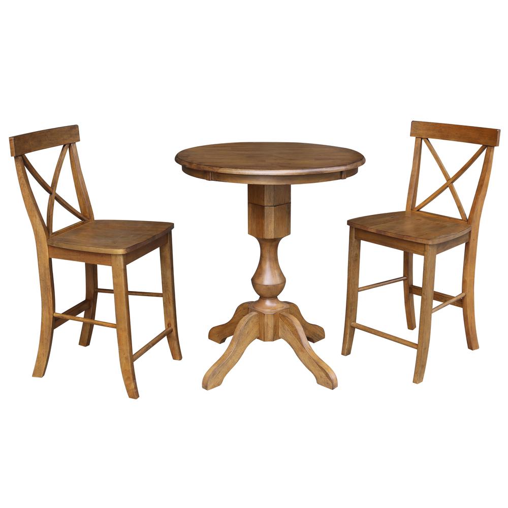 30" Round Top Pedestal Table - 28.9"H. Picture 19