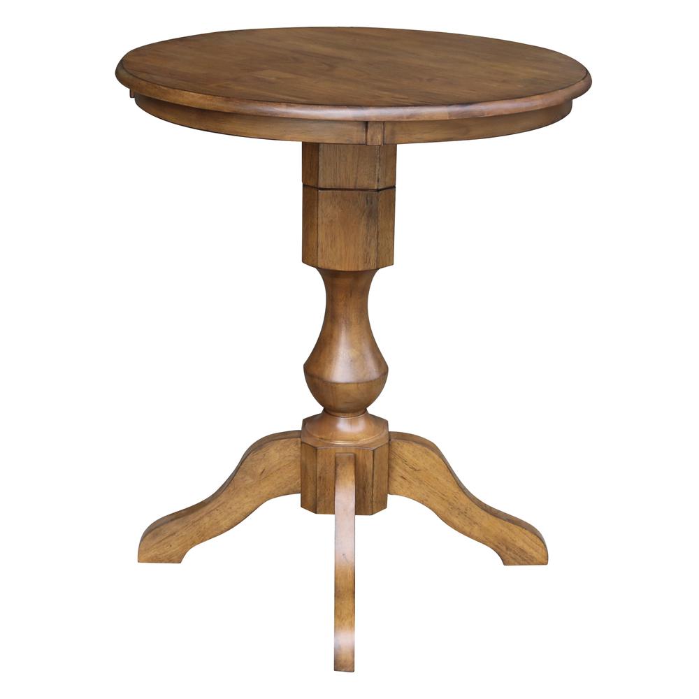 30" Round Top Pedestal Table - 28.9"H. Picture 13