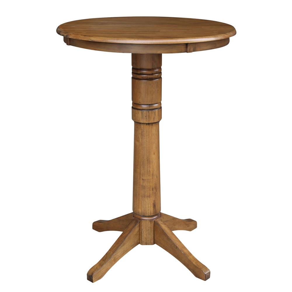 30" Round Top Pedestal Table - 28.9"H. Picture 30