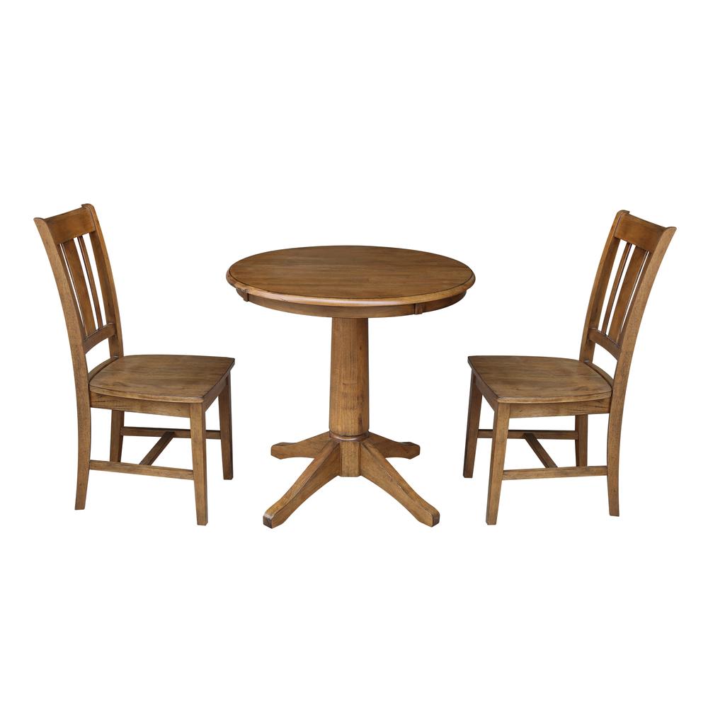 30" Round Top Pedestal Table - 28.9"H. Picture 33