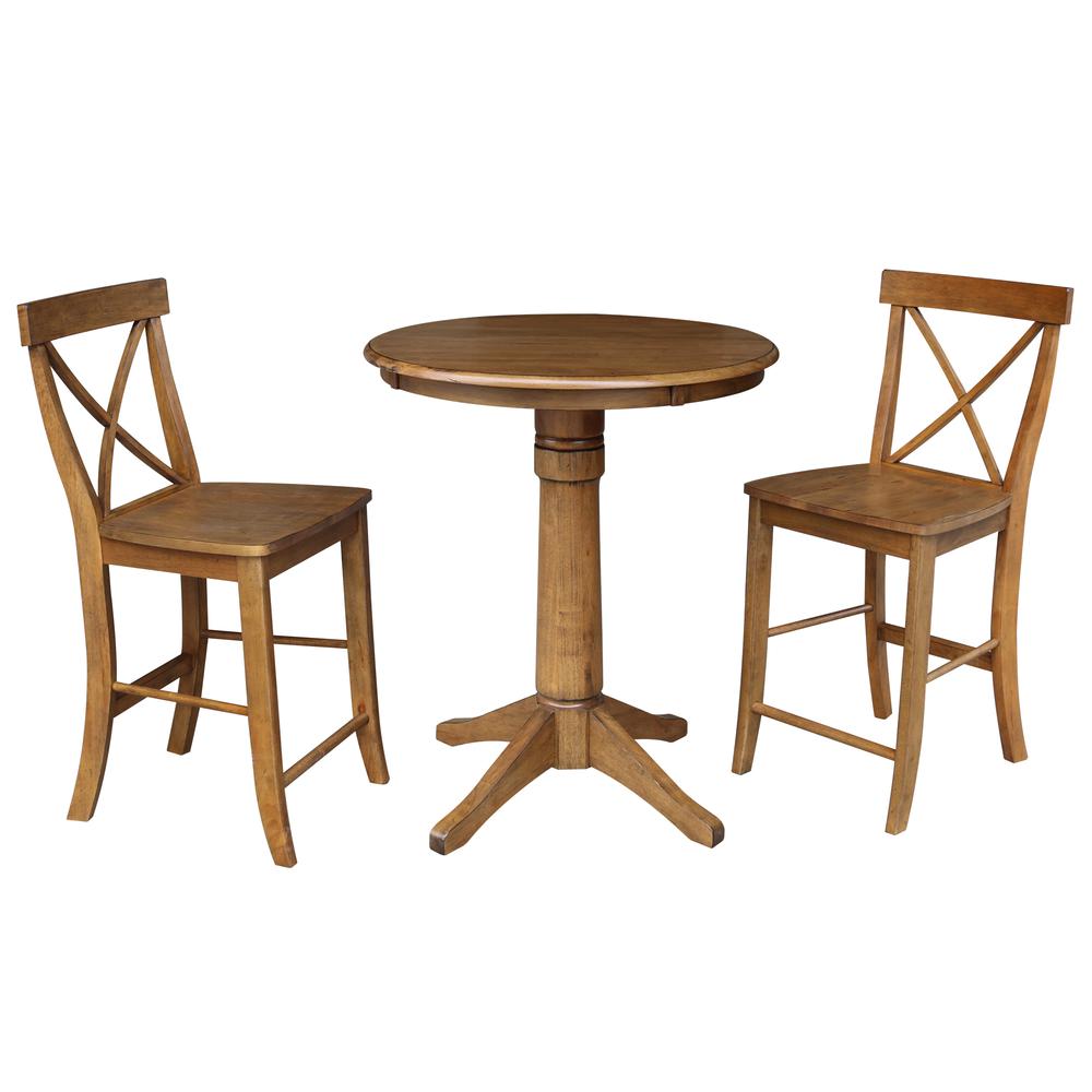 30" Round Top Pedestal Table - 28.9"H. Picture 34