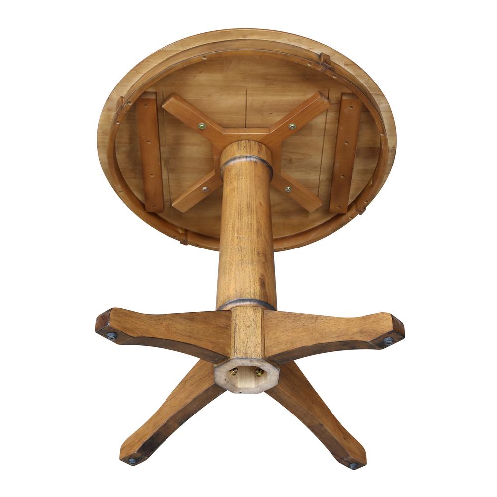 30" Round Top Pedestal Table - 28.9"H. Picture 23