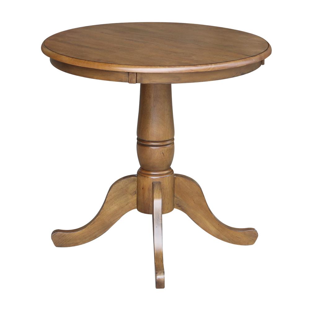 30" Round Top Pedestal Table - 28.9"H. Picture 2