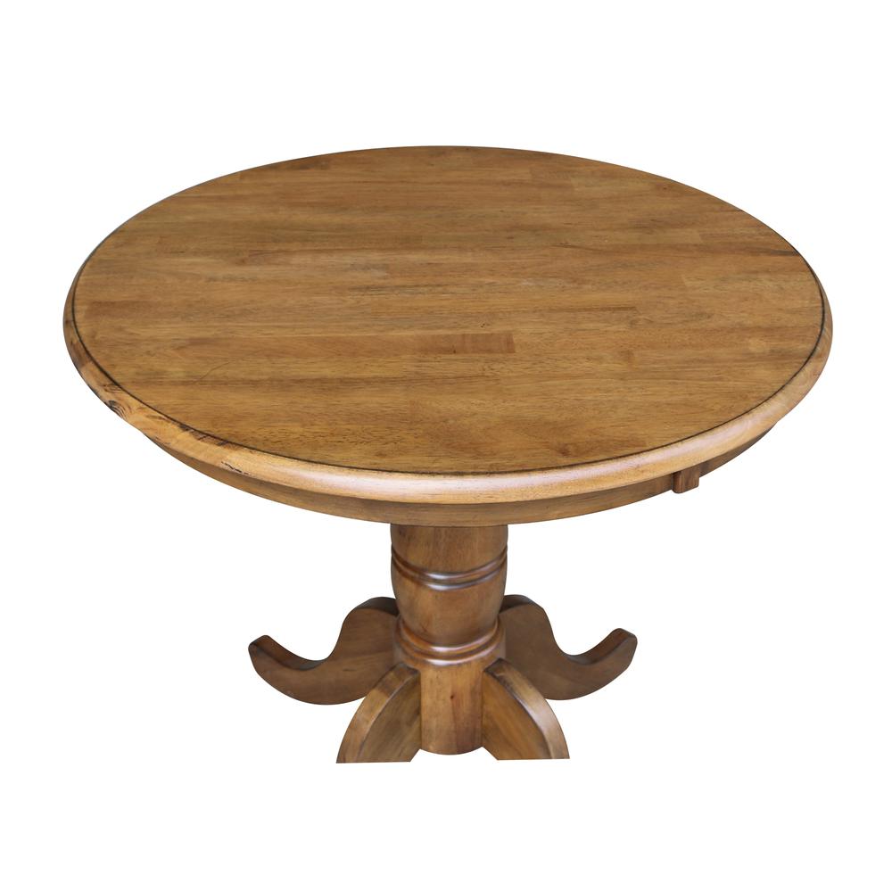 30" Round Top Pedestal Table - 28.9"H. Picture 4
