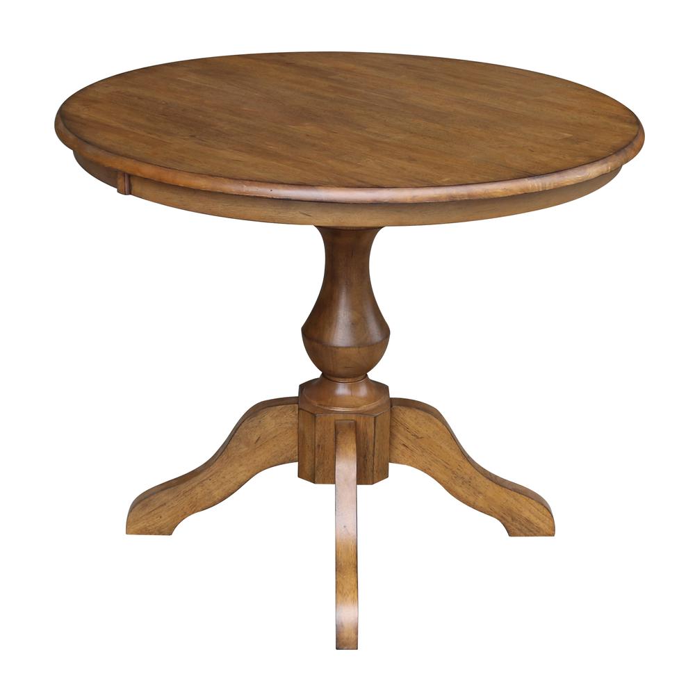 36" Round Top Pedestal Table - 28.9"H. Picture 6