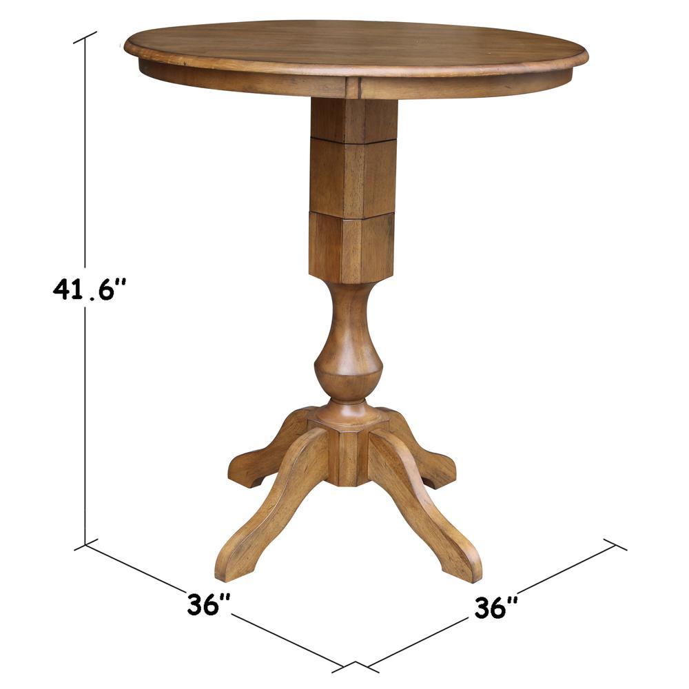 36" Round Top Pedestal Table - 28.9"H. Picture 16