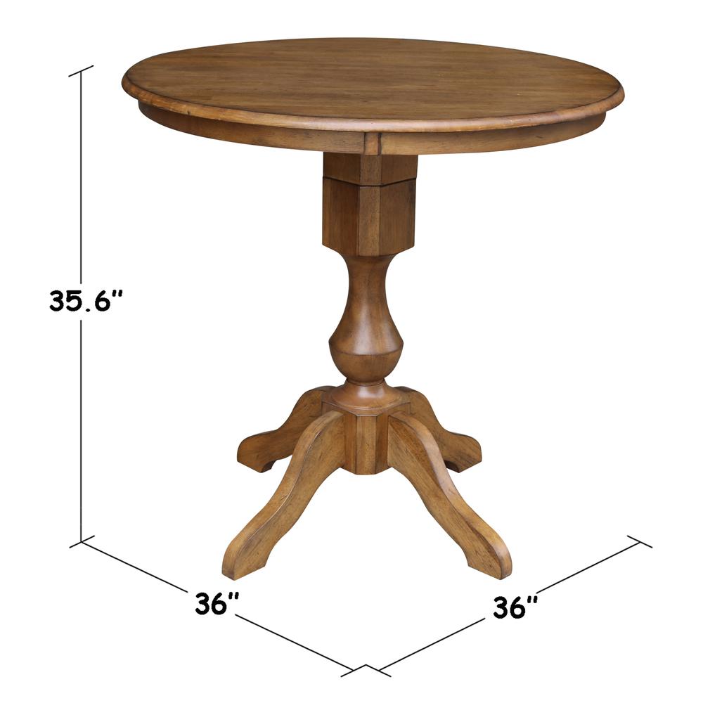 36" Round Top Pedestal Table - 28.9"H. Picture 13