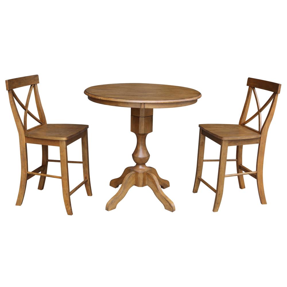 36" Round Top Pedestal Table - 28.9"H. Picture 20