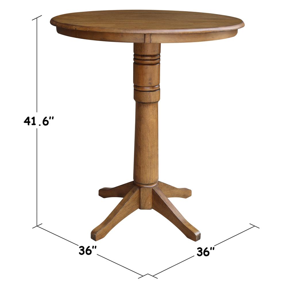 36" Round Top Pedestal Table - 28.9"H. Picture 28