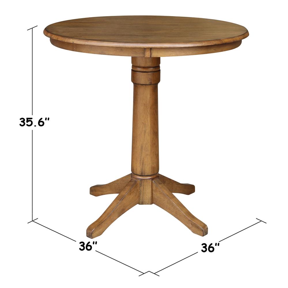 36" Round Top Pedestal Table - 28.9"H. Picture 25