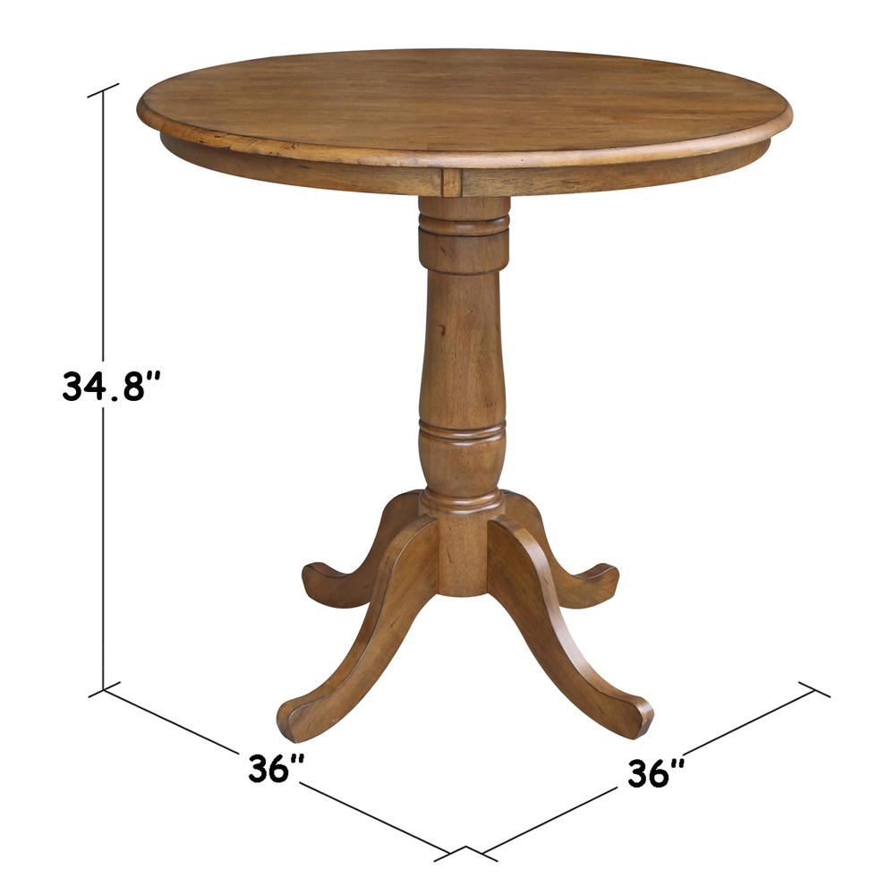 36" Round Top Pedestal Table - 28.9"H. Picture 36