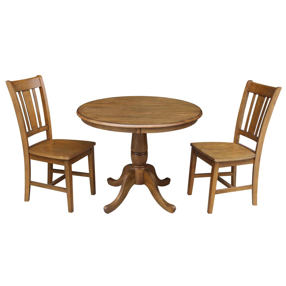 36" Round Top Pedestal Table - 28.9"H. Picture 46