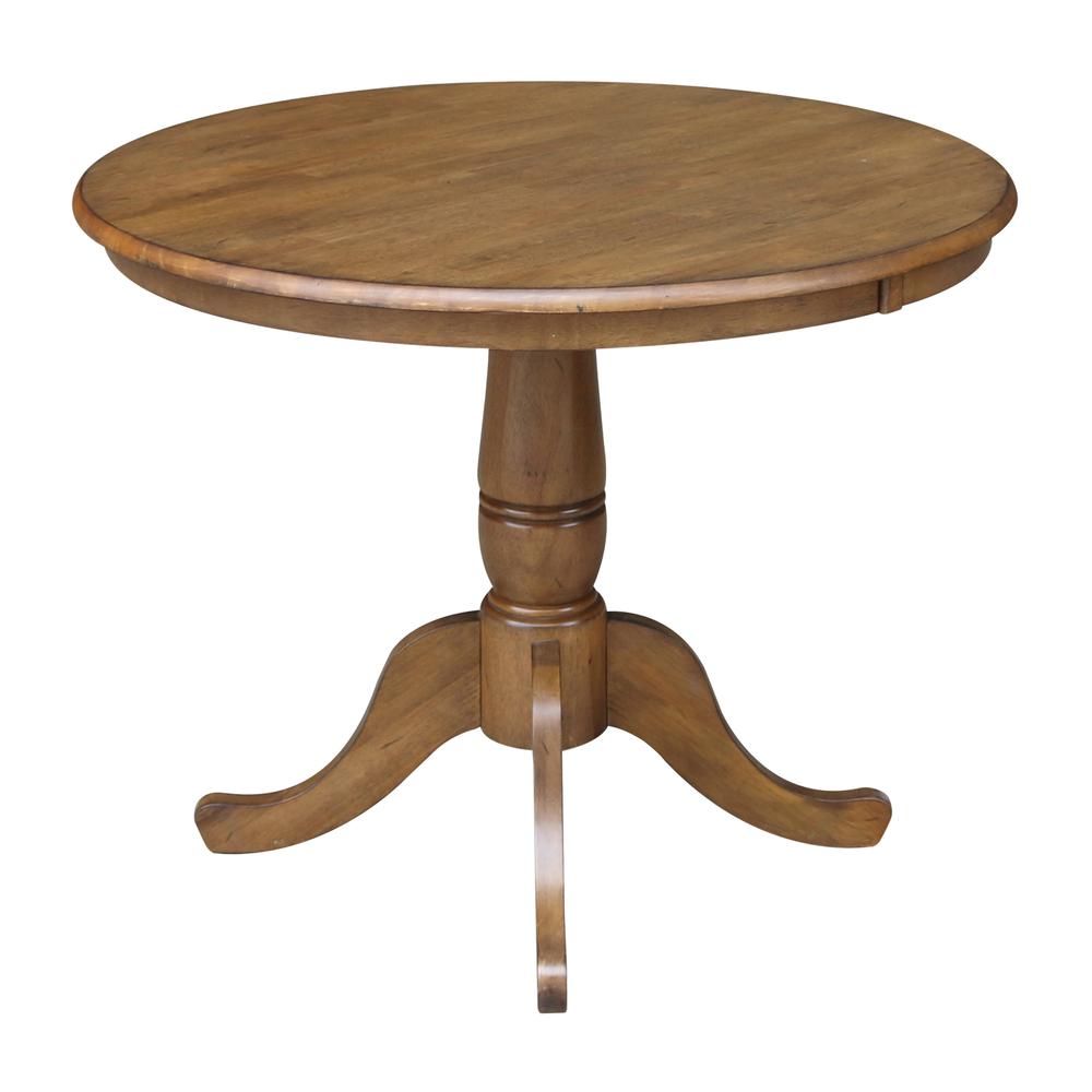 36" Round Top Pedestal Table - 28.9"H. Picture 2