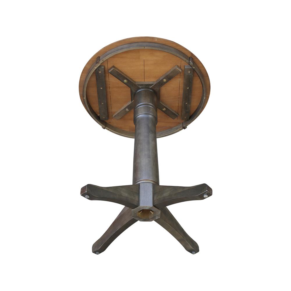 30" Round Top Pedestal Table - 35.9"H. Picture 4