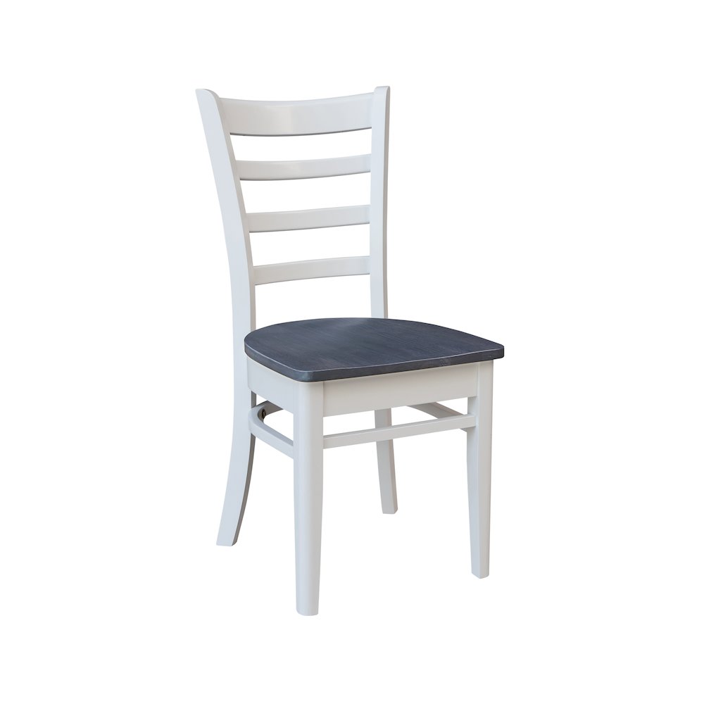 42" Round Top Dual Drop Leaf Pedestal Table with 4 Dining Chairs. Picture 2