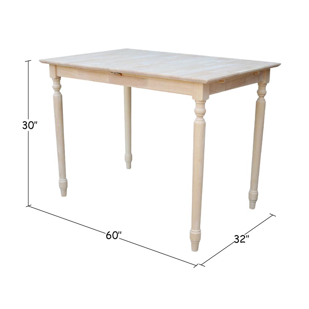 Table With Butterfly Extension, Unfinished. Picture 1