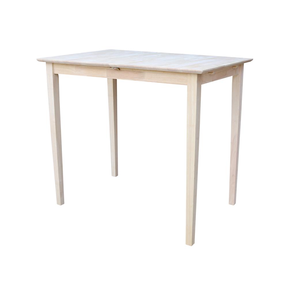 Table With Butterfly Extension, Unfinished. Picture 8