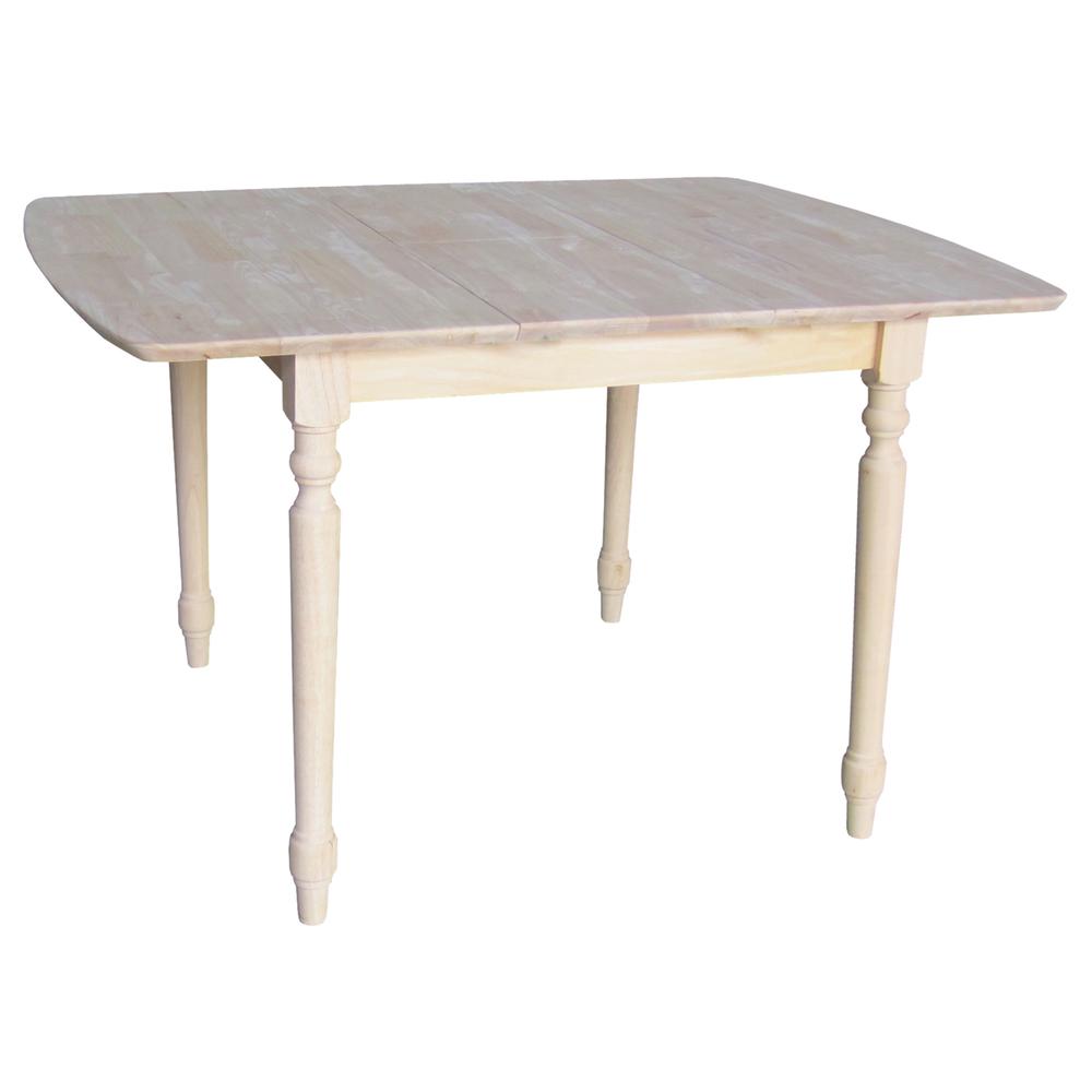 Table With Butterfly Extension, Unfinished. Picture 1