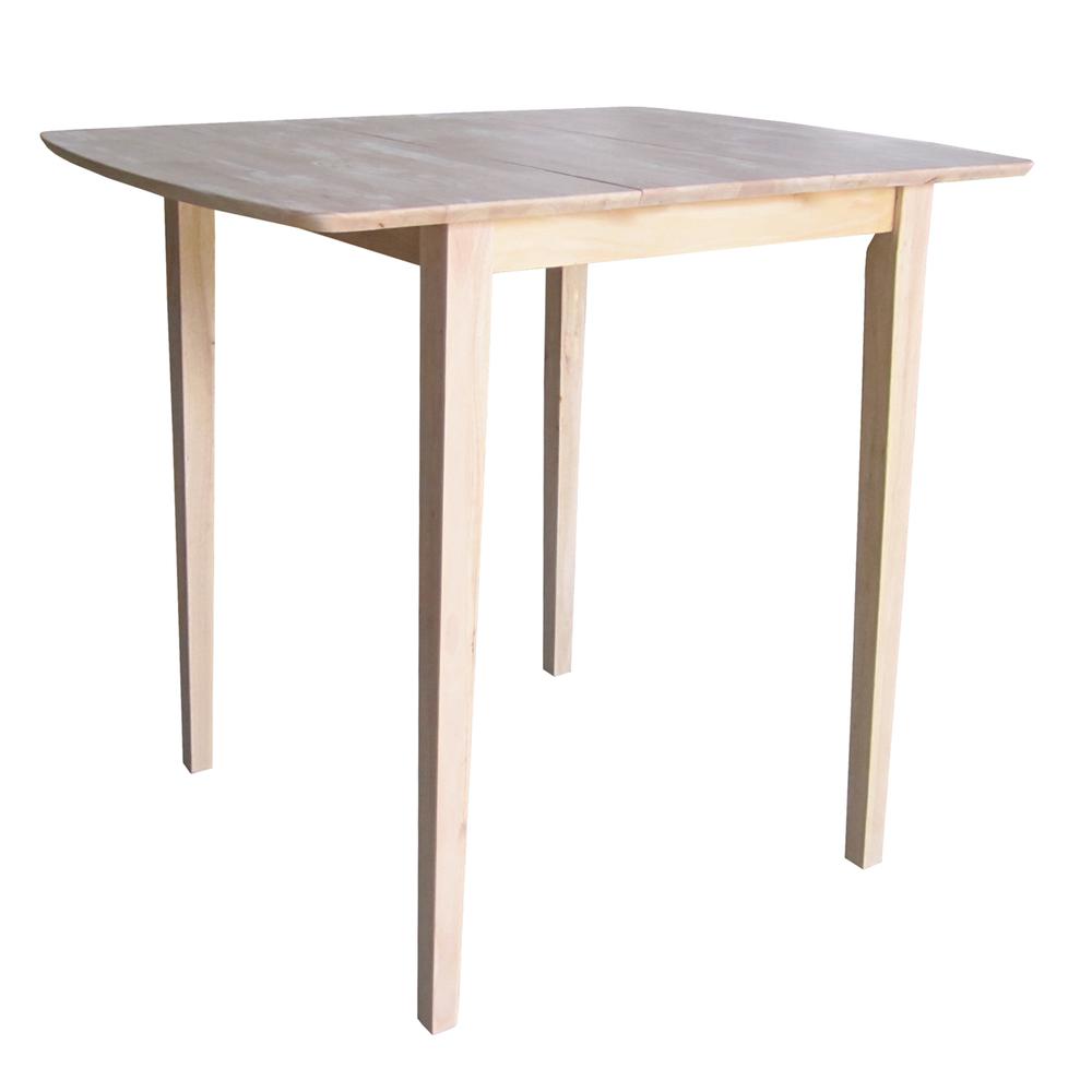 Table With Butterfly Extension, Unfinished. Picture 1