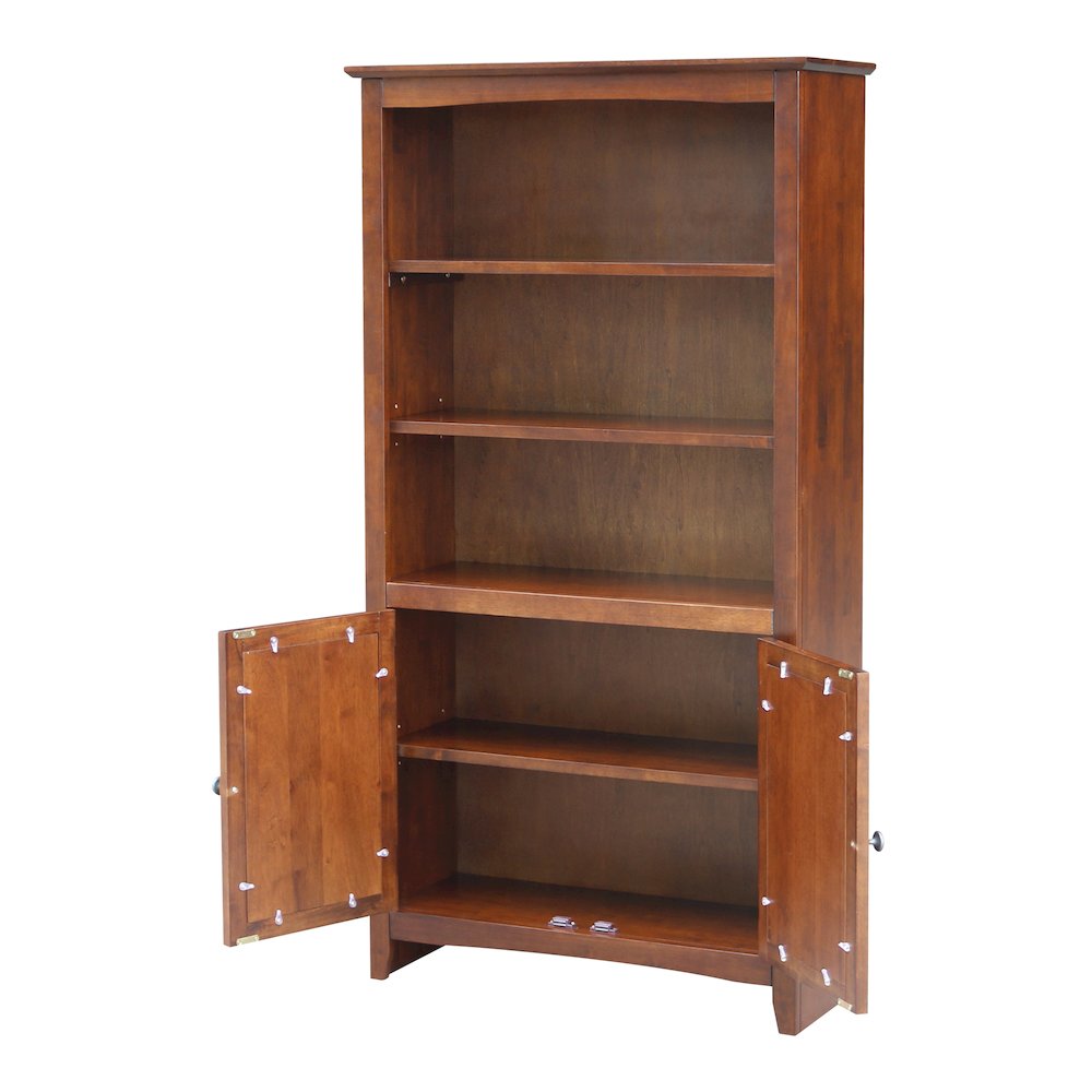 Solid Wood Shaker Bookcase - 60"H. Picture 4