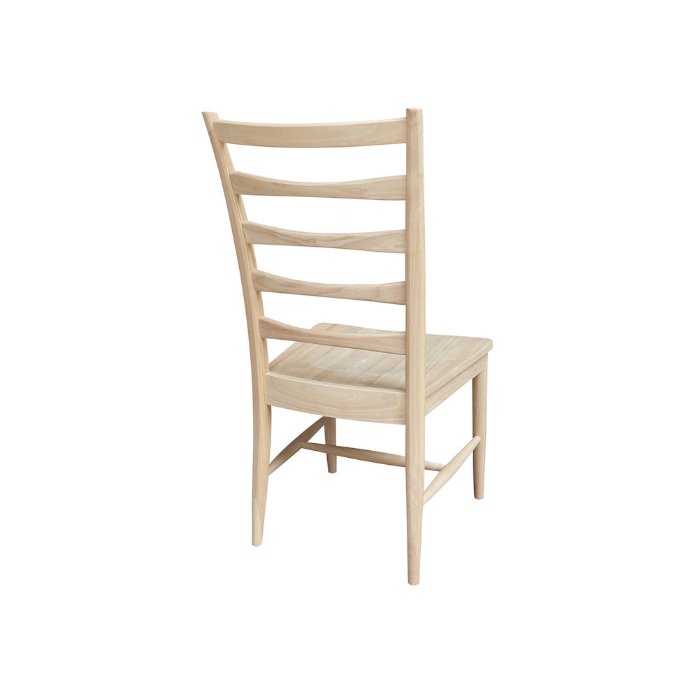 Set of Two Solid Wood Haven Dining Chairs, Unfinished. Picture 3