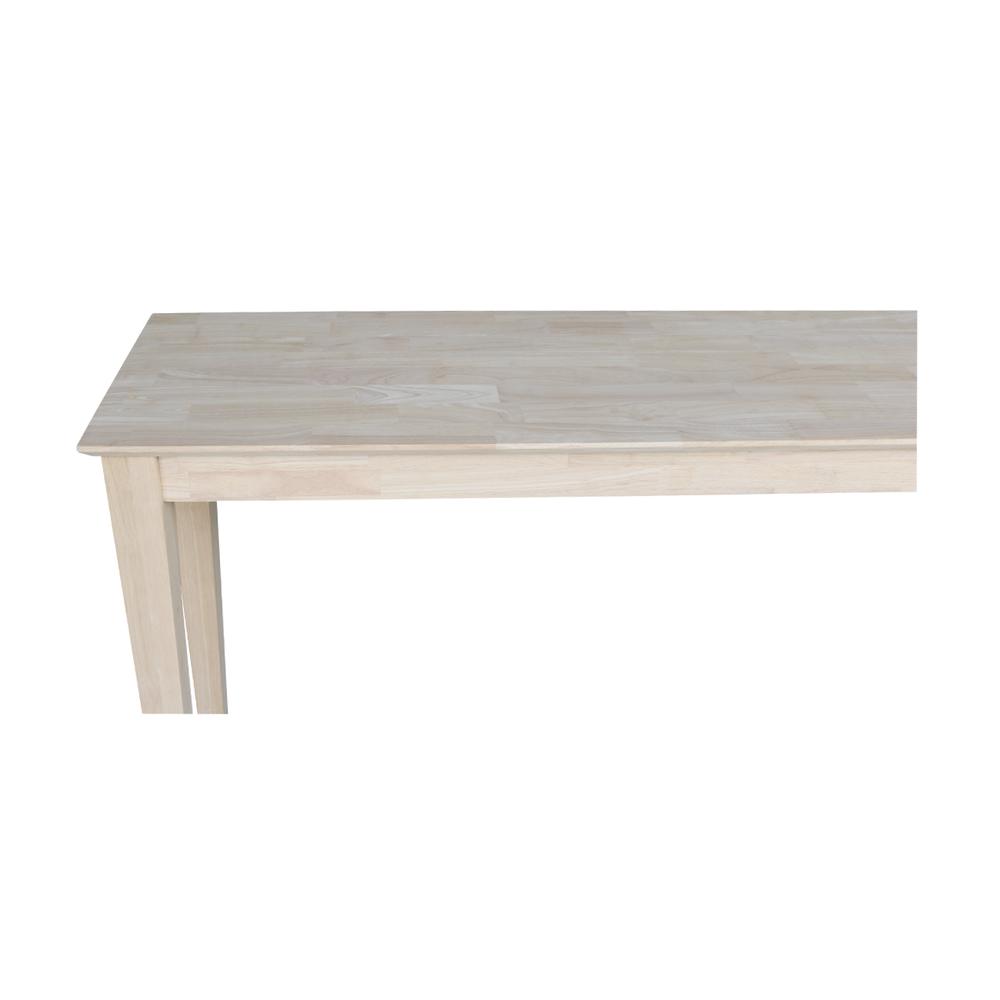 Shaker Console Table - Extended Length-72", Unfinished. Picture 4