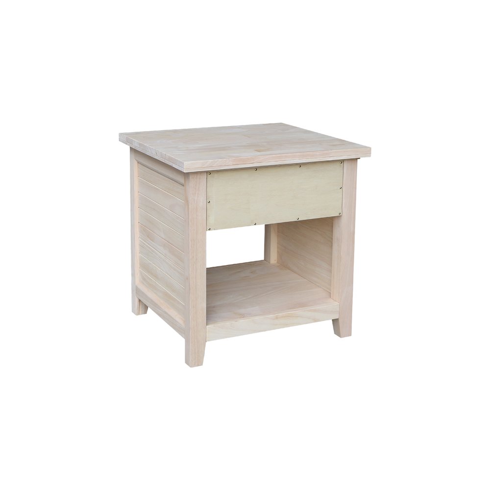 Sanibel Solid Wood End Table. Picture 4