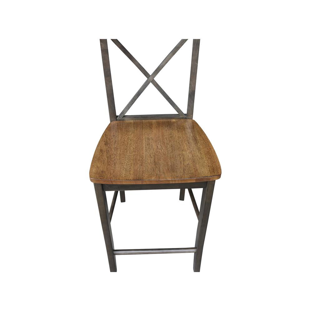 X-Back Counterheight Stool - 24" Seat Height. Picture 10