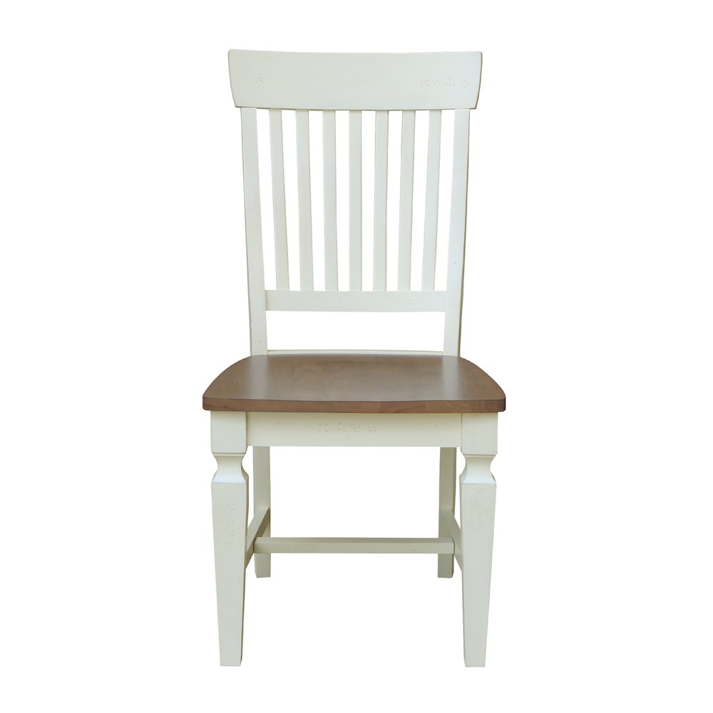 Set of Two Vista Slat Back Dining Chairs. Picture 3