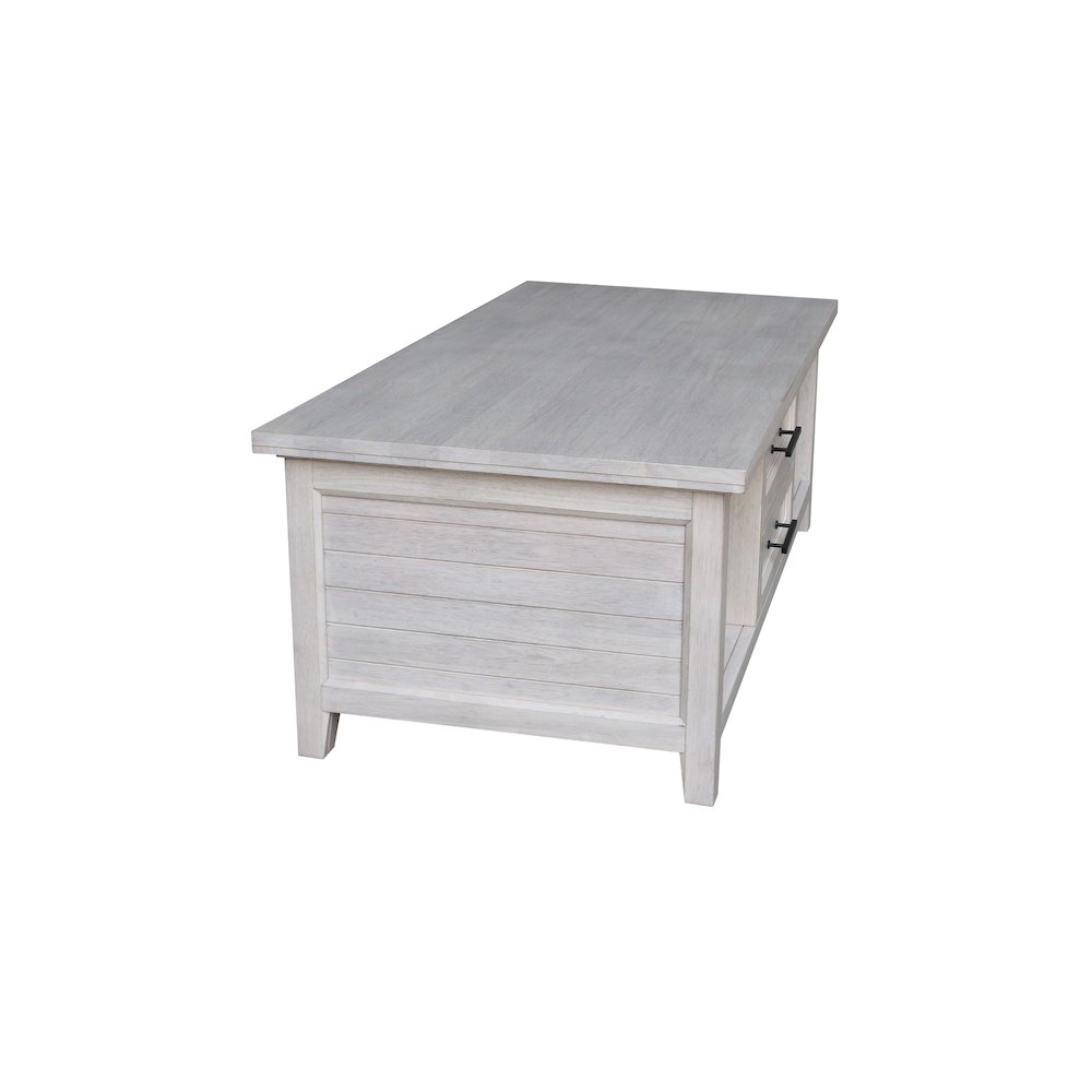 Sanibel Solid Wood Coffee Table. Picture 6