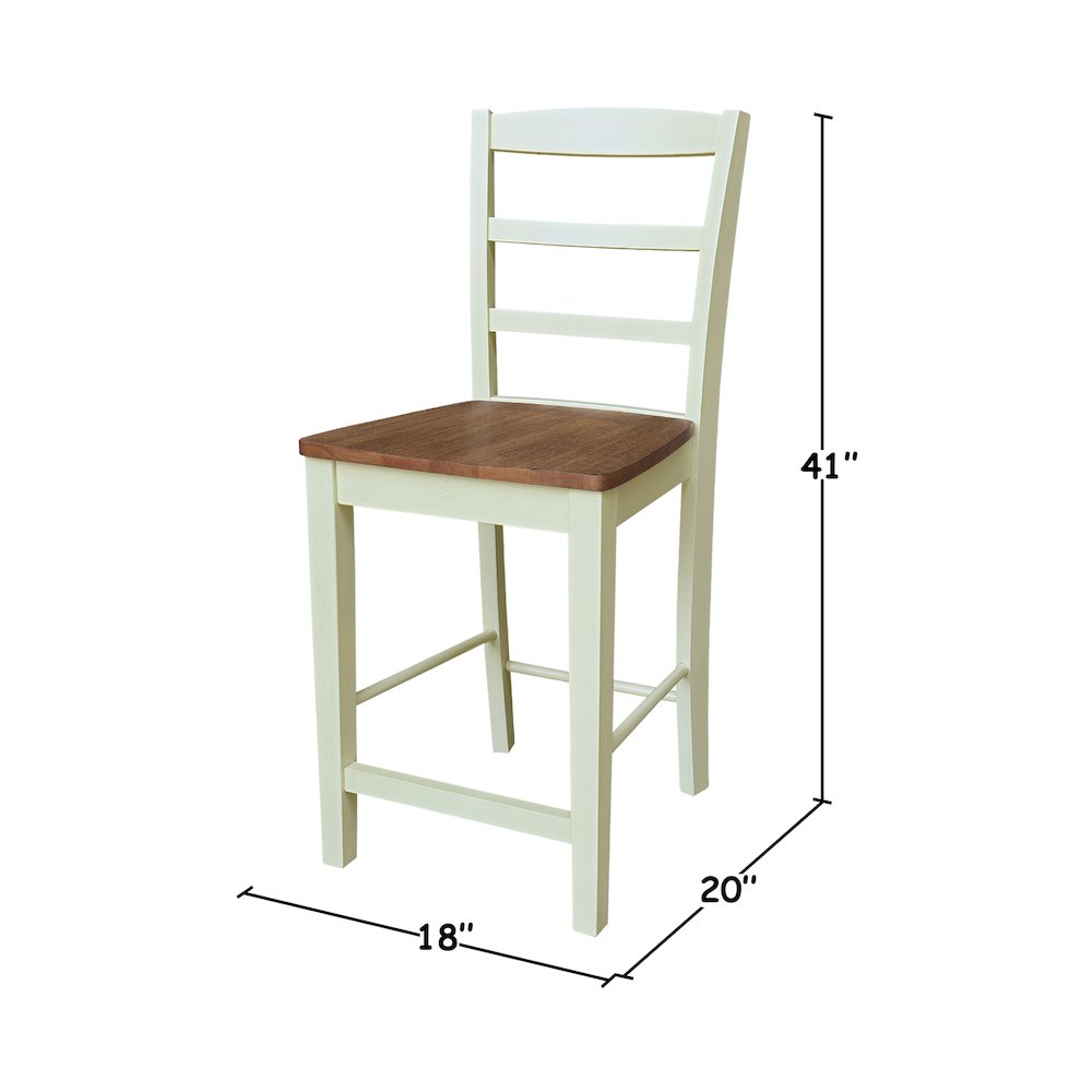 Madrid Counter Height Stool - 24" Seat Height. Picture 9