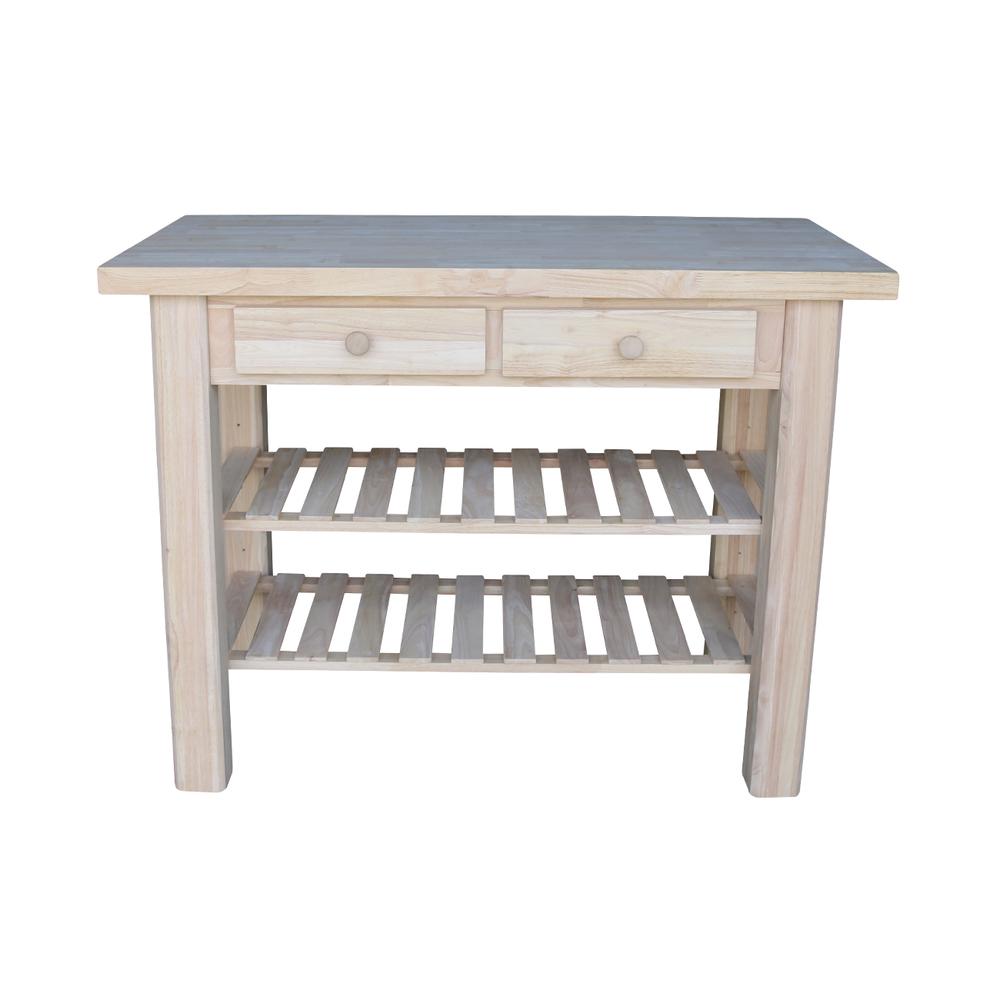 Kitchen Island, Unfinished. Picture 6