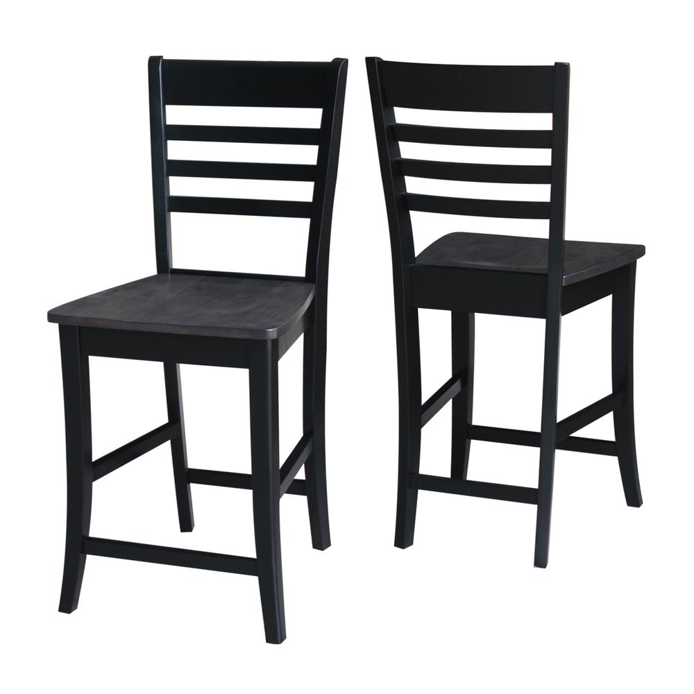 Cosmo Counter height Stool - 24" Seat Height , Coal. Picture 3