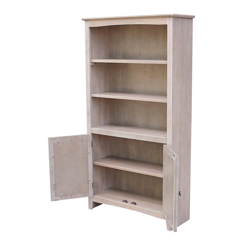 Solid Wood Shaker Bookcase - 60"H. Picture 6