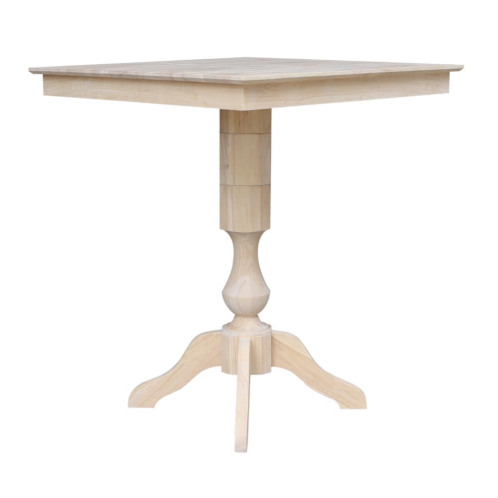 36" x 36" Square Top Pedestal Table - 41.9"H. Picture 2