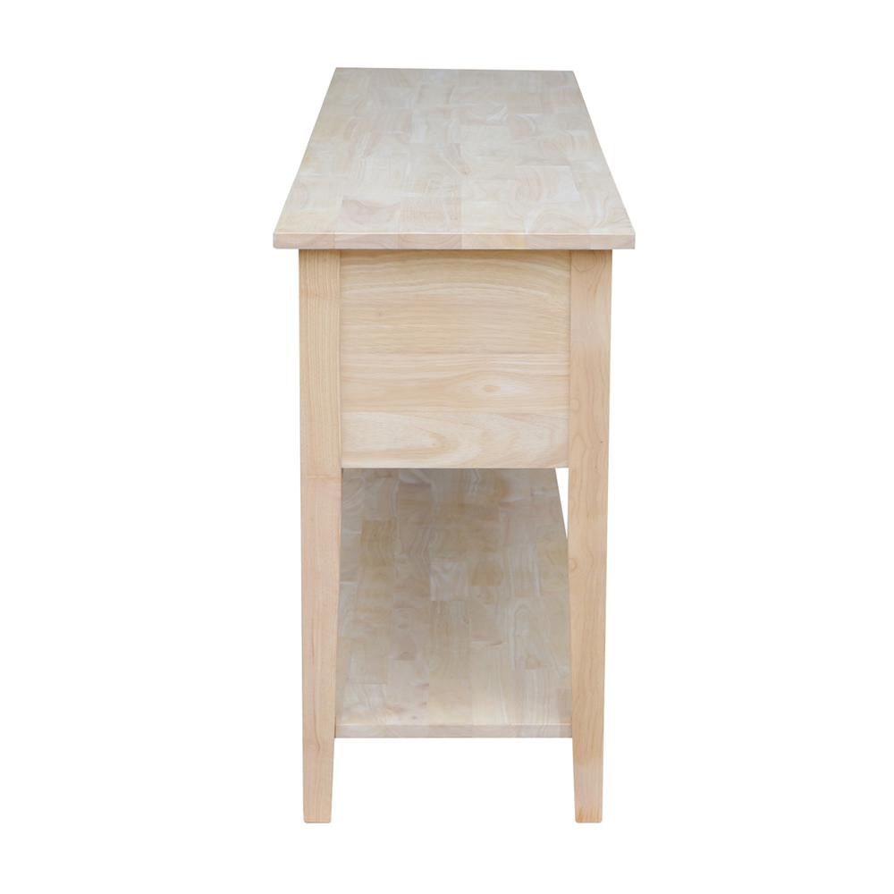 Entertainment / TV Stand - 72", Unfinished. Picture 4