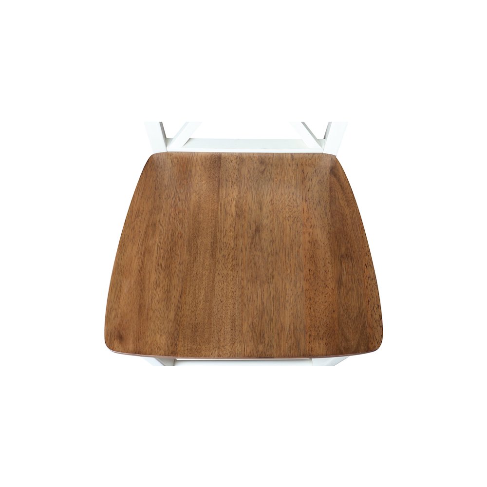 X-Back Counter Height Stool - 24" Seat Height. Picture 7