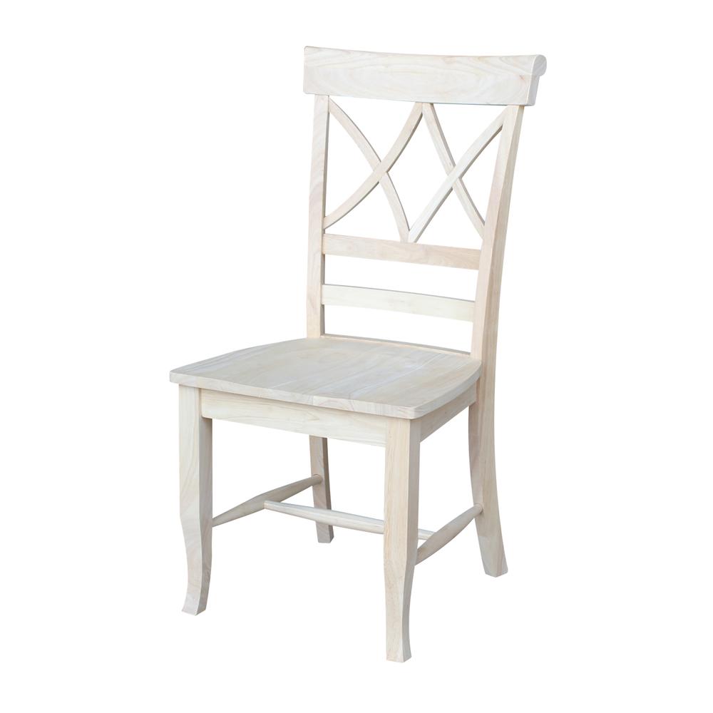 Set of Two Lacy Dining Chairs, Unfinished. Picture 1