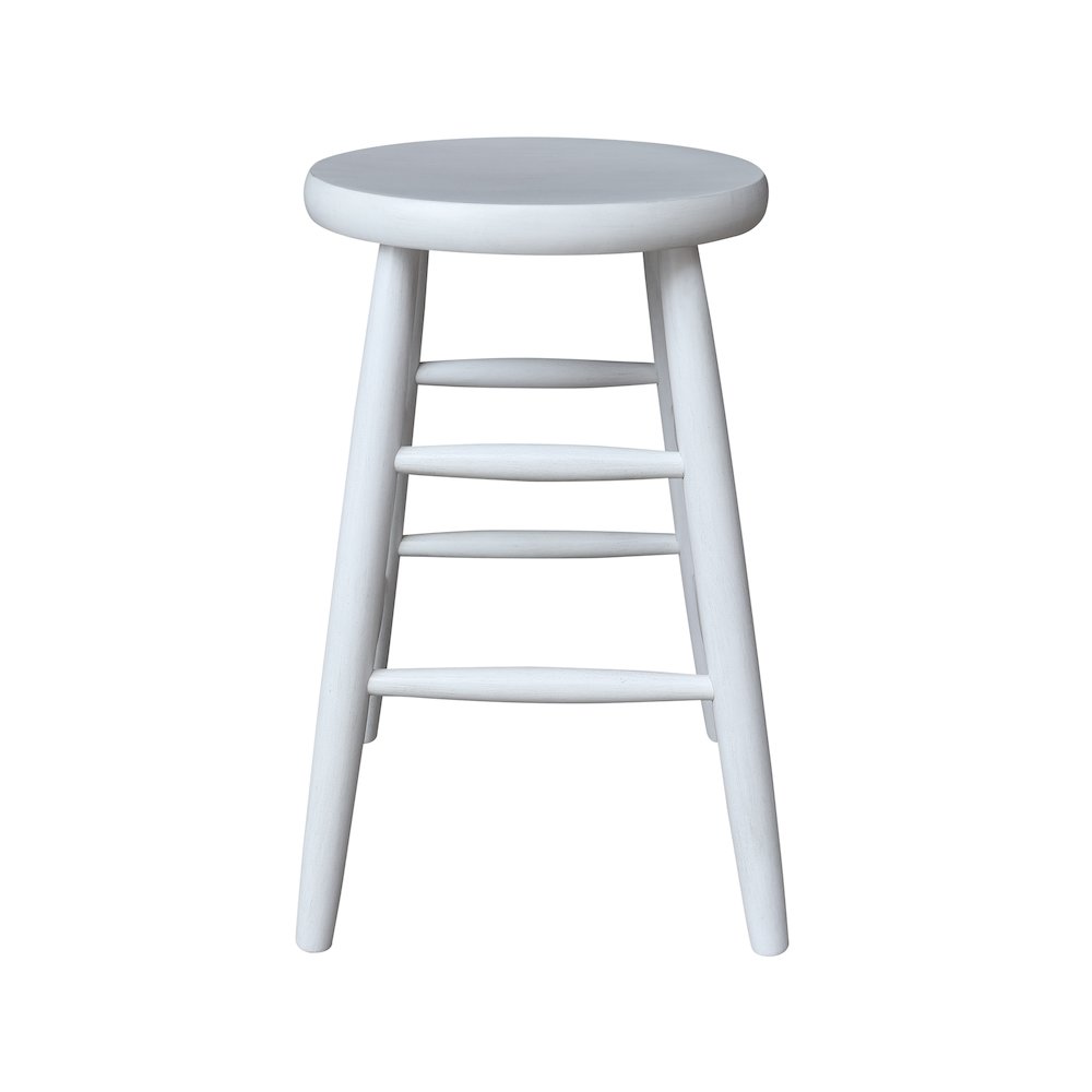Scooped Seat Stool - 24" Seat Height. Picture 2