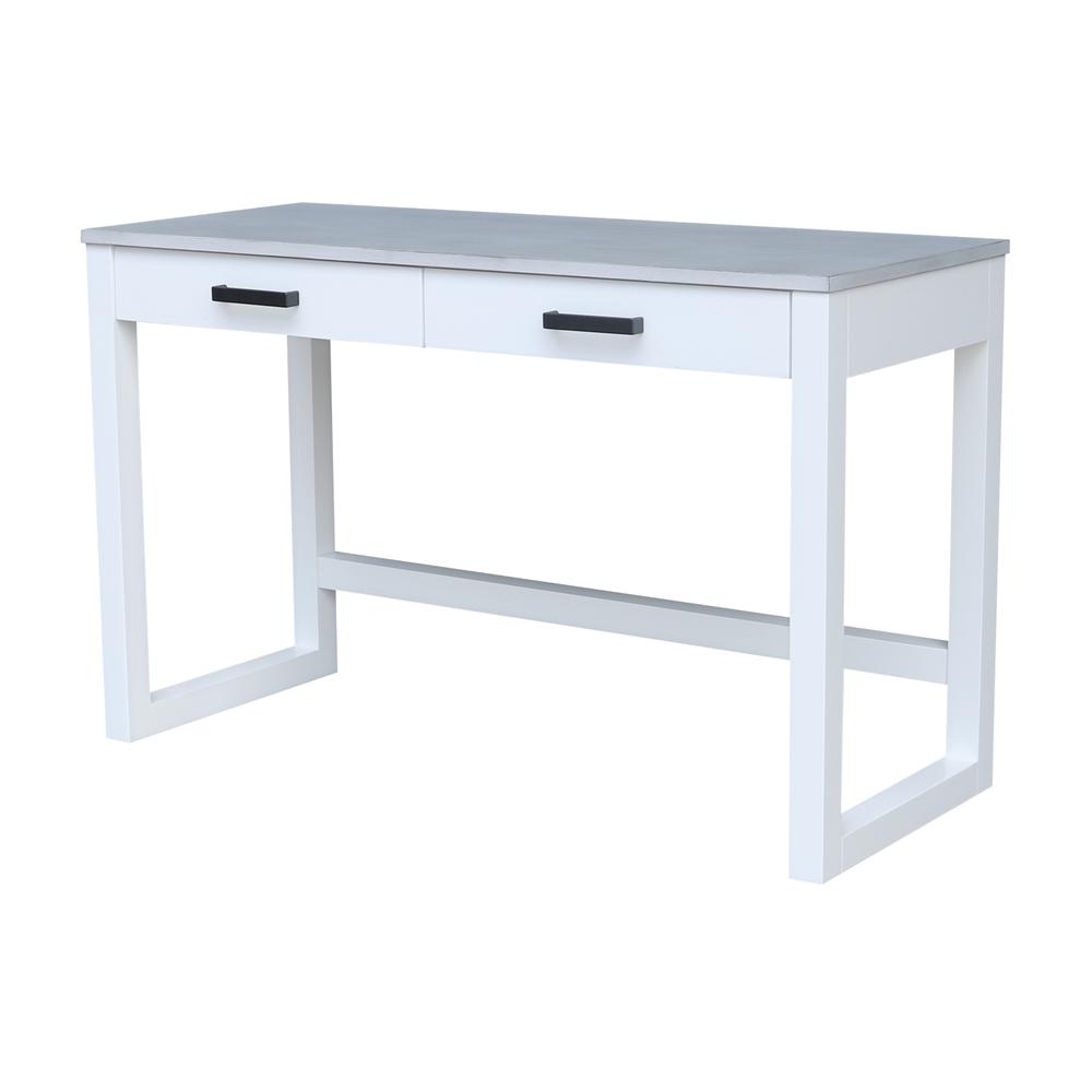 Carson Desk with Two Drawers and Chair. Picture 4