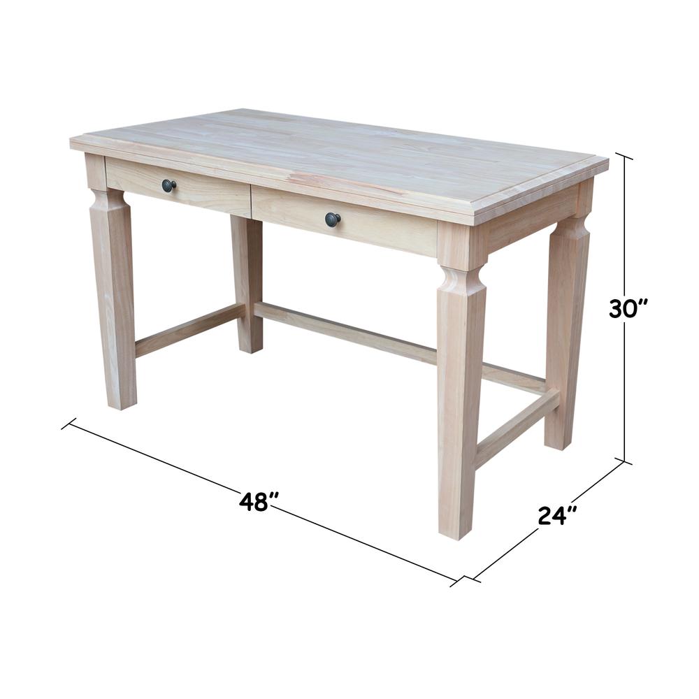 Vista Desk with 2 Drawers. Picture 7