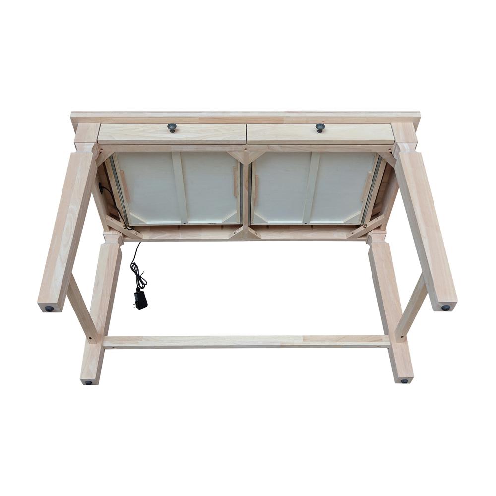 Vista Desk with 2 Drawers. Picture 12