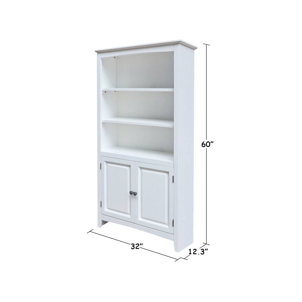 Solid Wood Shaker Bookcase - 60"H. Picture 8