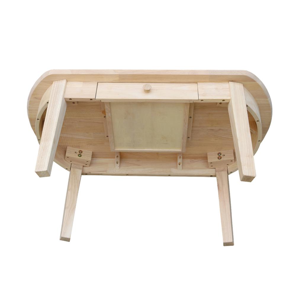 Philips Oval Coffee Table , Unfinished. Picture 3