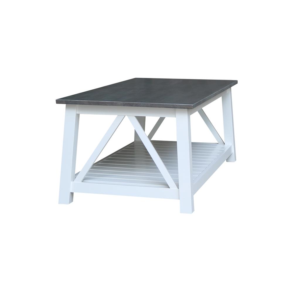 Surrey Coffee Table, White/heather gray. Picture 4