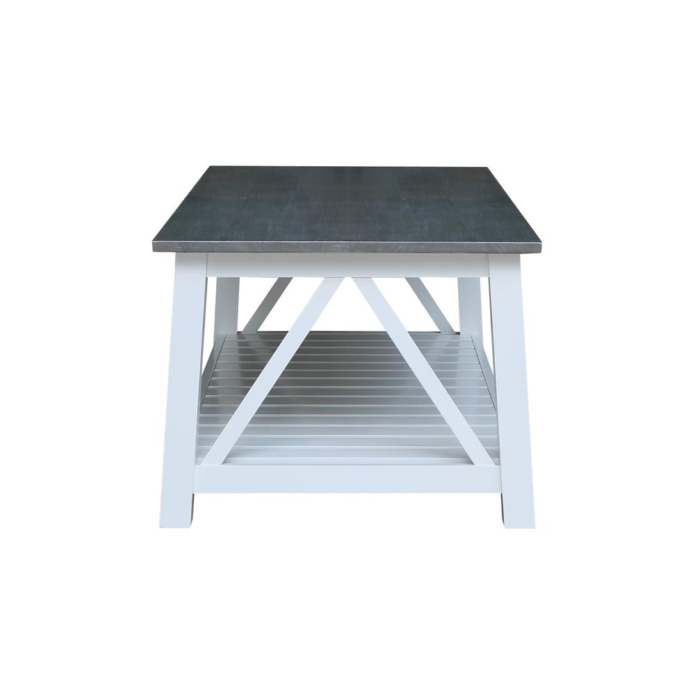 Surrey Coffee Table, White/heather gray. Picture 5