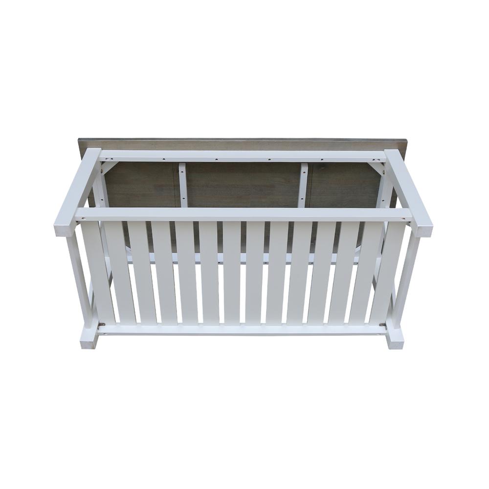 Surrey Coffee Table, White/heather gray. Picture 7